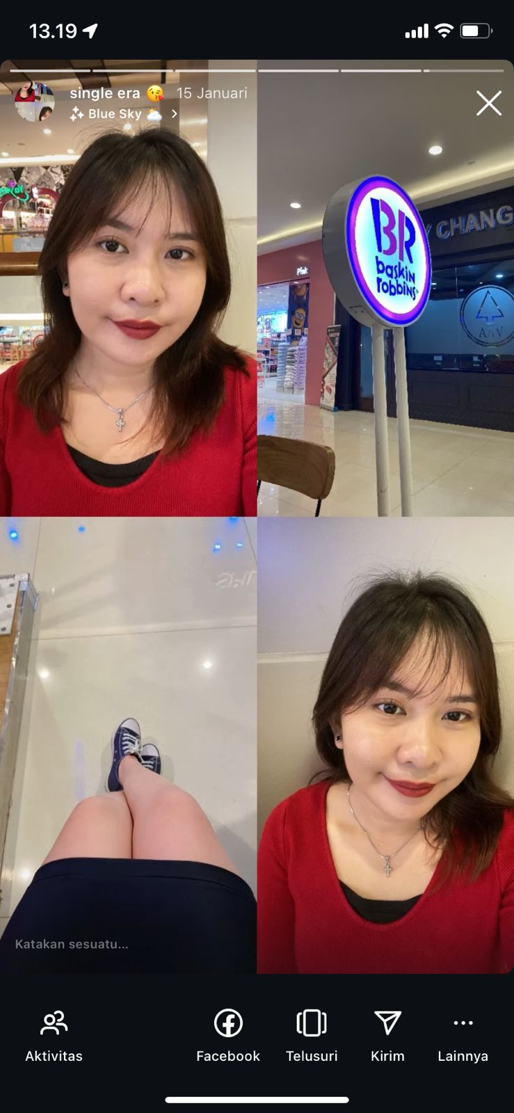 Foto Tara hagania telaumbanua